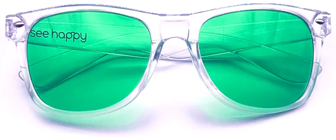 Nature's Green therapy glasses